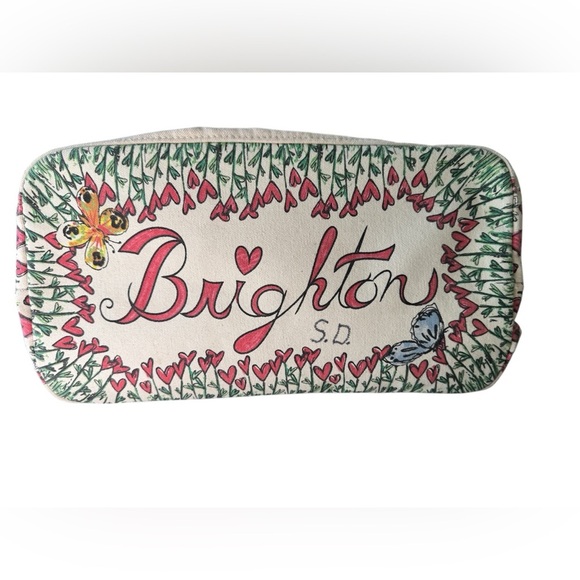 Brighton Love Tweet Tote Bag by Tom Clancy - Hand-Sketched Canvas Carryall - Picture 6 of 7